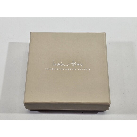 INDIA HICKS Silver Tone The Essential Hoop Stud‎ Earrings Statement Jewelry NWOT - Picture 8 of 8